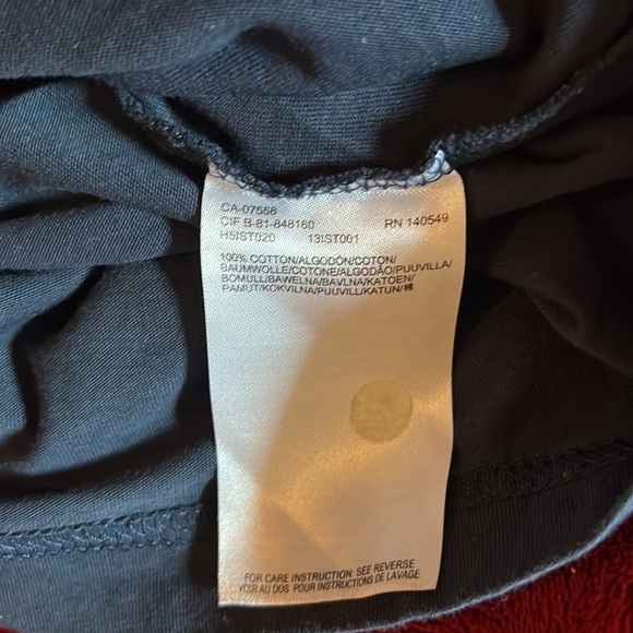 Mexx Navy vintage style cotton unisex short sleeve T-shirt Sz S - Picture 10 of 11